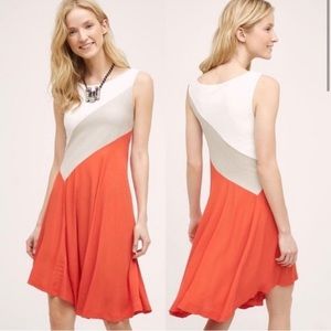 Anthropologie Maeve Asymmetrical Cameron Dress